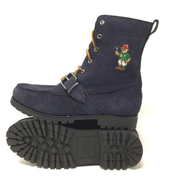 ranger polo bear suede boot